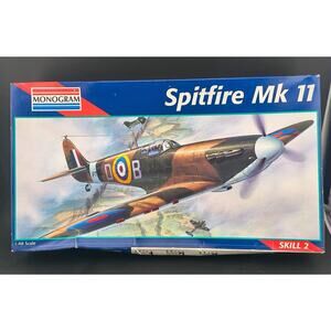 Sealed Monogram Spitfire MK II #5239 Model Kit Scale 1:48 Skill Level 2